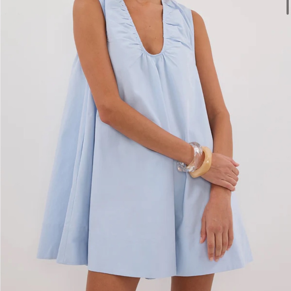 NWT DISSH Gabby Cornflower mini Plunge Sundress